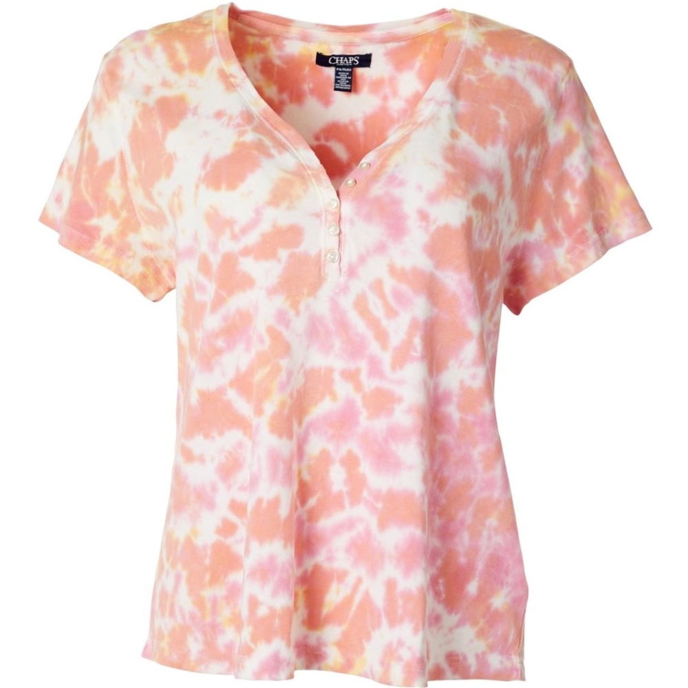 Chaps Pink Tie Dye, S EUC